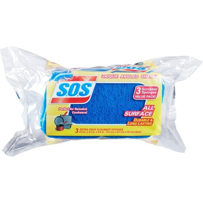 CloroxPro / Clorox The Clorox Company CloroxPro / Sponge Scrubber S.O.S.3PK CLO91028