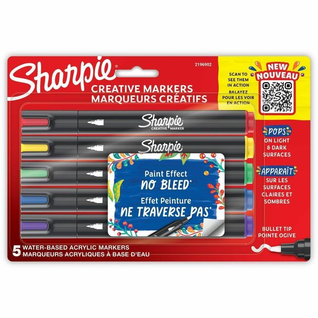 Sharpie / Expo / Prismacolor / Sanford Newell Brands / Sanford Sharpie / Expo / Prismacolor / Marker Shrp Bull-Create 5 Count SAN2196902