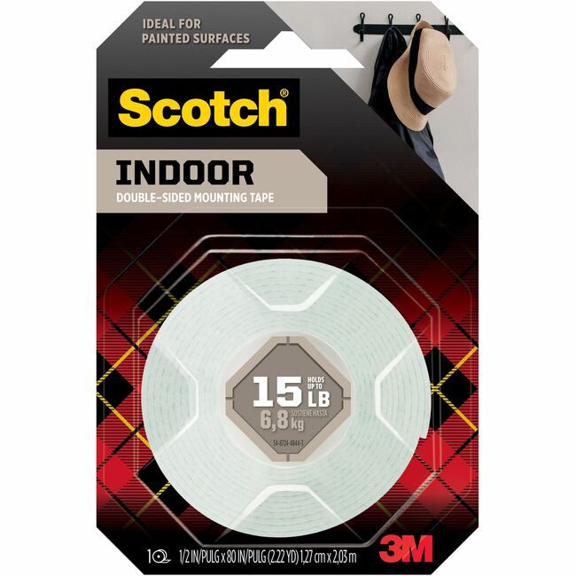 3M Company Tape Foam Roll 0.5"X75 MMM110S