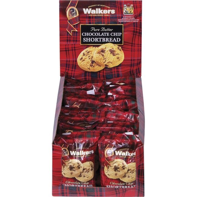 Office Snax Cookies Cc Round Walkers OFXW1537D
