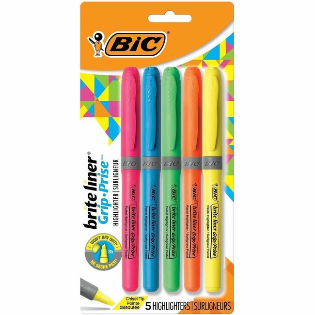 BIC Corporation Highlighter Brtlnr Grp Assorted BICGBLP51-ASST