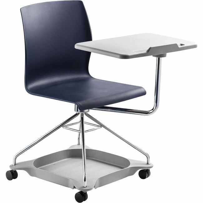 National Public Seating Chair Mobile Tab Arm Blu NPSCOGO04