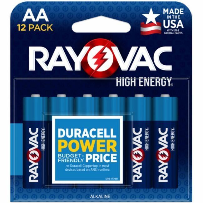 Energizer Holdings Rayovac Battery Alk Hi Enrgy Aa 12 RAY81512T