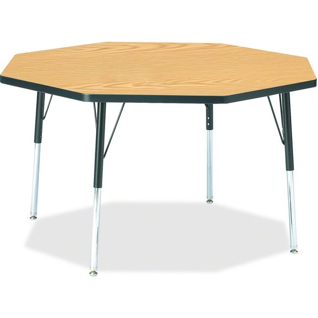 Jonti-Craft, Inc. Table Octagon 48X48 Ok/Bk JNT6428JCA210