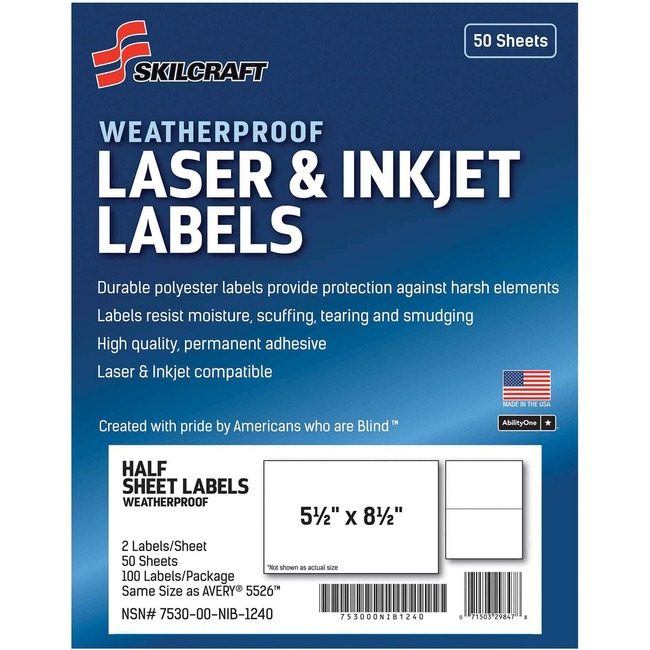 Varies / verify SKU SKU-LEVEL VERIFICATION REQUIRED Label Mai Weath 5.5X8.5 White NSN6736219