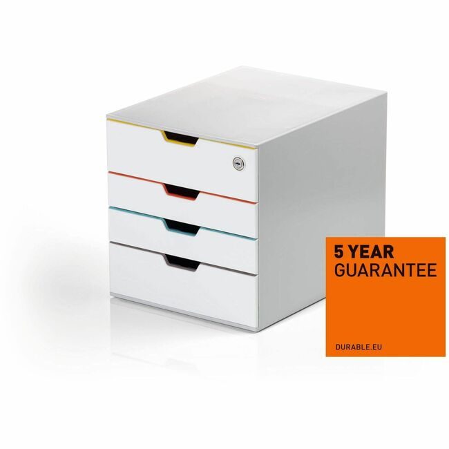 DURABLE Organizer Drwr Dsk Kyd 4 White DBL762627
