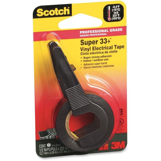 3M Company Tape Electrical 1/2X200 Black MMM194