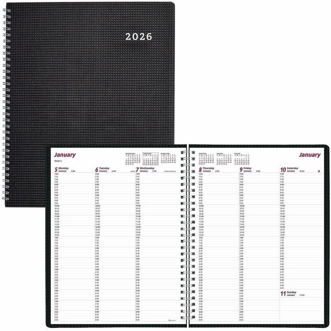 Dominion Blueline, Inc. Schneider Vizz Planner Duraflex Weekly REDCB950VBLK