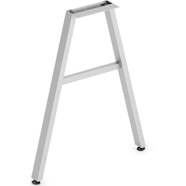 The HON Company Leg Angled 24"W Silver HONLPLLEG24ASVR
