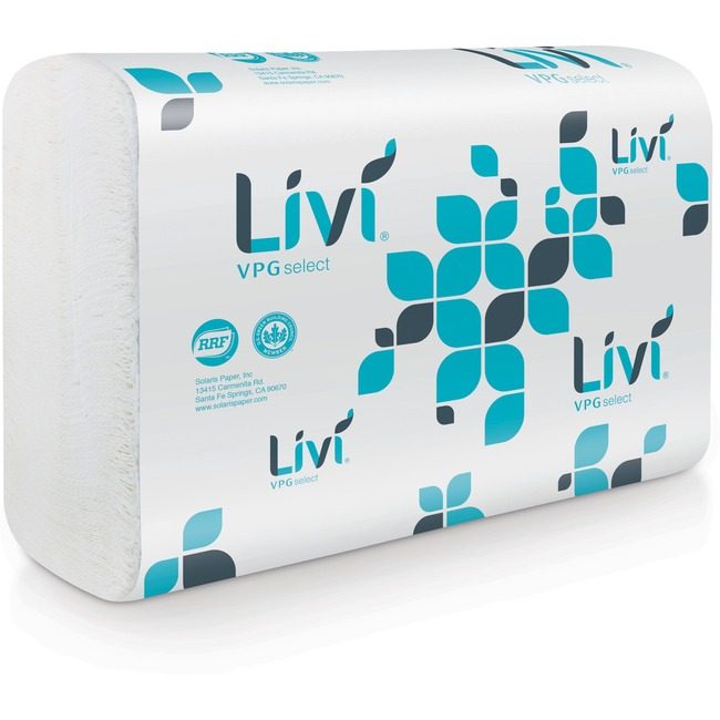 Solaris Paper Livi TOWEL MULTIFOLD 1-PLY 10PK SOL50861