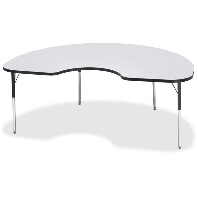 Jonti-Craft, Inc. Table Kidney 48X72 Gy/Bk JNT6423JCA180