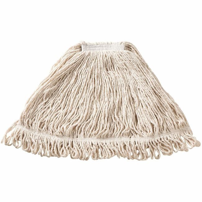 Rubbermaid Commercial Products Mop Blend Sprstitch Large White RCPD21306WH00CT
