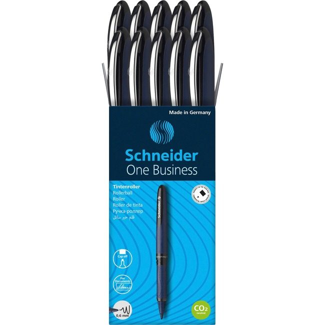 Dominion Blueline, Inc. Schneider Vizz Pen Liquid Rlrball .6MM Black RED183001