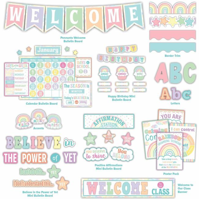Teacher Created Resources Set Bb Pastel Pop Theme TCR2088713