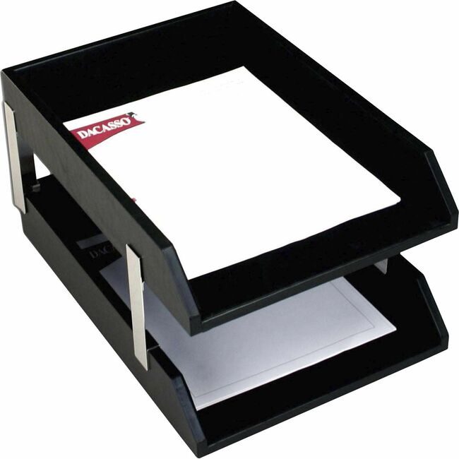 Dacasso Trays Lthr Double Legal Sr DACA1023