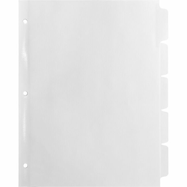 Business Source Divider Index Punched 5TAB BSN36685