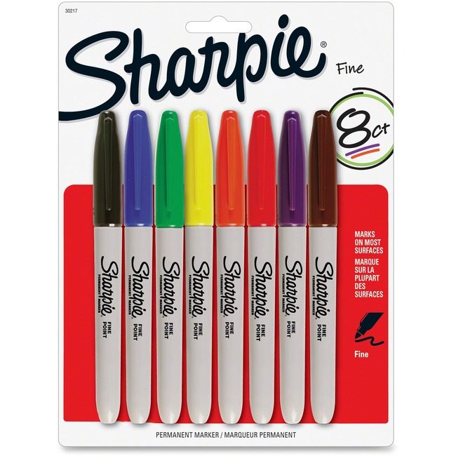 Sharpie / Expo / Prismacolor / Sanford Newell Brands / Sanford Sharpie / Expo / Prismacolor / Marker Fn 8 Pack Assorted SAN30217PP