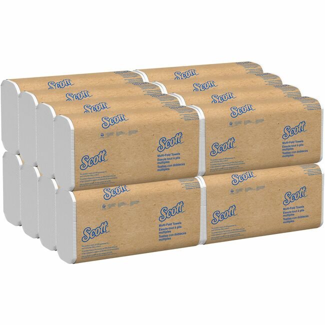 Kimberly-Clark Professional Kleenex / Scott / WypAll / Kimtech Towel M-Fold Rcyc White KCC01807