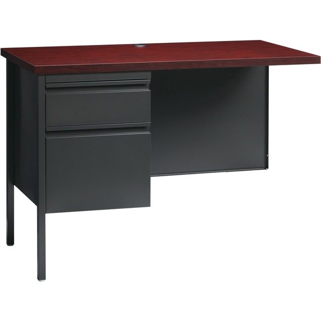 Lorell Desk L Rtrn 24X42 Mhgy LLR60925