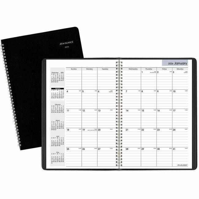 ACCO Brands AT-A-GLANCE Planner 14MNTH Dayminder Black AAGG470-00