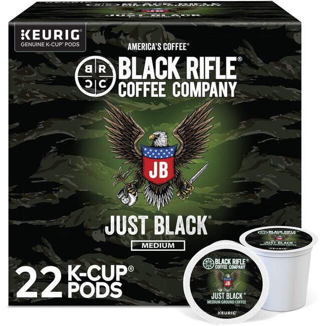 Keurig Dr Pepper / Green Mountain Coffee Roasters Kcup Justblack 22BX GMT0547CT