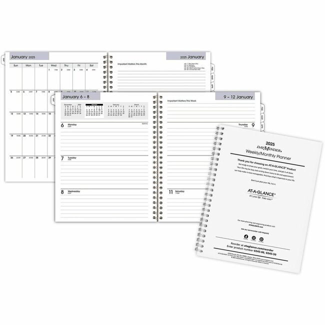ACCO Brands AT-A-GLANCE Refill Appt Weekly 7X8.75" AAGG545-50