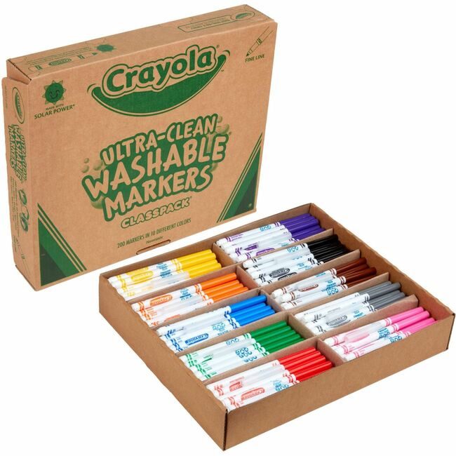 Crayola LLC Marker Classpk Washable Fl CYO58-8211