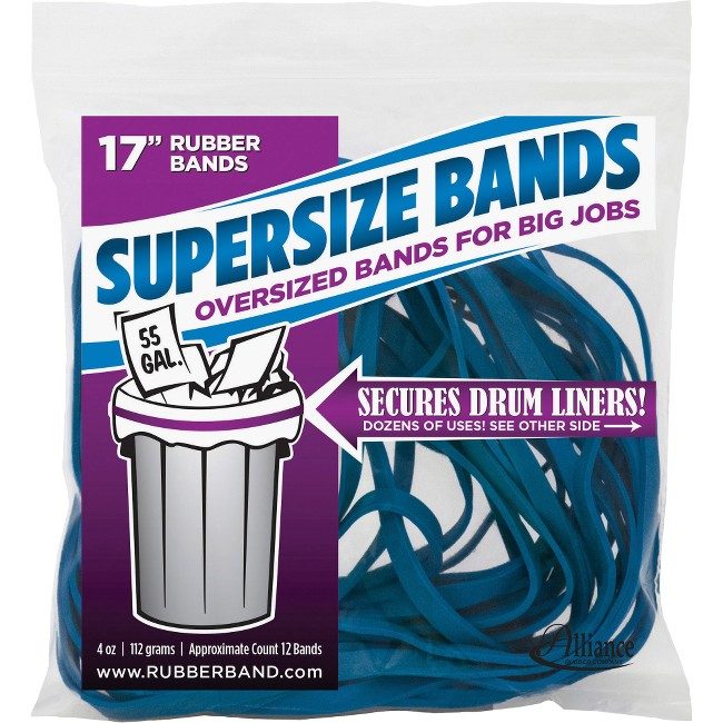 Alliance Rubber Company Rubberbands 17IN Blu 12 Count ALL08995