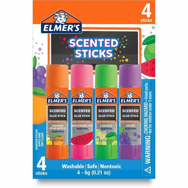 Newell Brands Elmer's / X-Acto Glue Stick Scented 4 Count EPI2175690