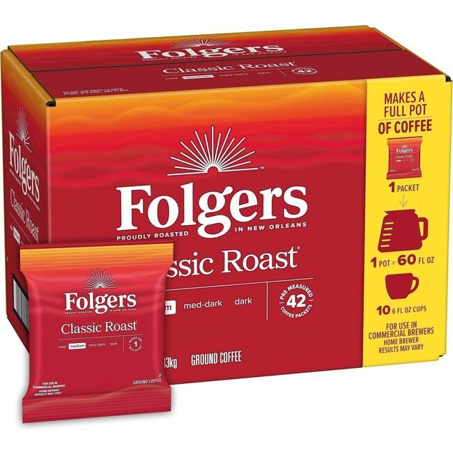 The J.M. Smucker Company Folgers Coffee Classic Roast 1.2OZ FOL20457