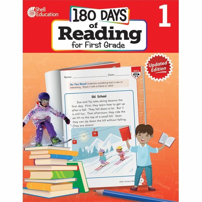 Teacher Created Materials / Shell Education Book 180 DAYS READ 2ND GR 1 SHL135043