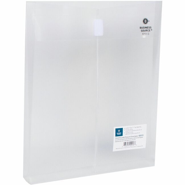 Business Source Envelope Poly Top Letter Clear BSN02013