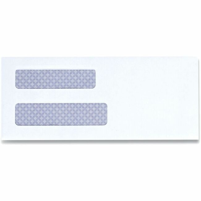 Universal Office Products Envelope #8-5/8 Dbl Wd White UNV35218
