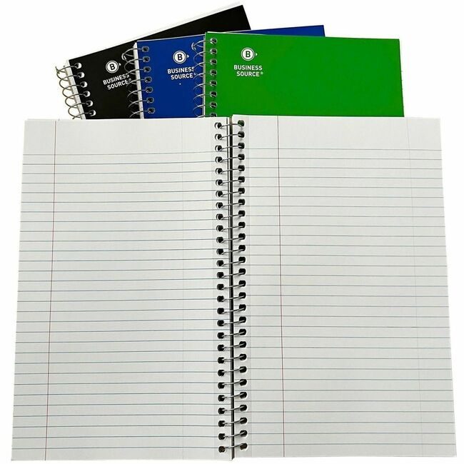 Business Source Notebook Wide 6X9.5 4/PK BSN66414CT