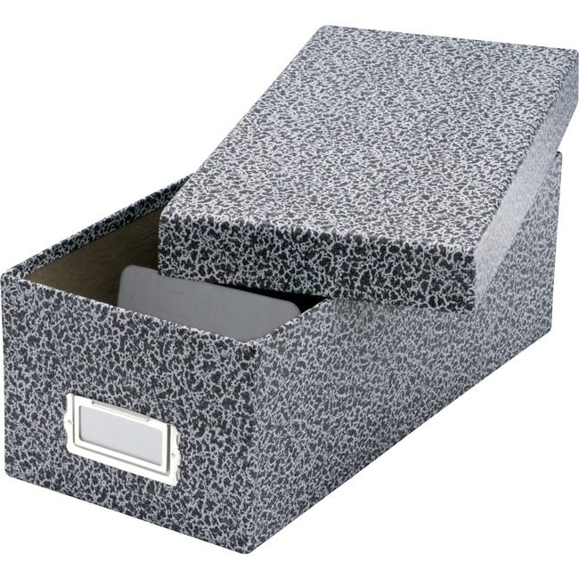 TOPS Products / ACCO legacy Oxford Index Card Box 3" X 5" Black OXF40588