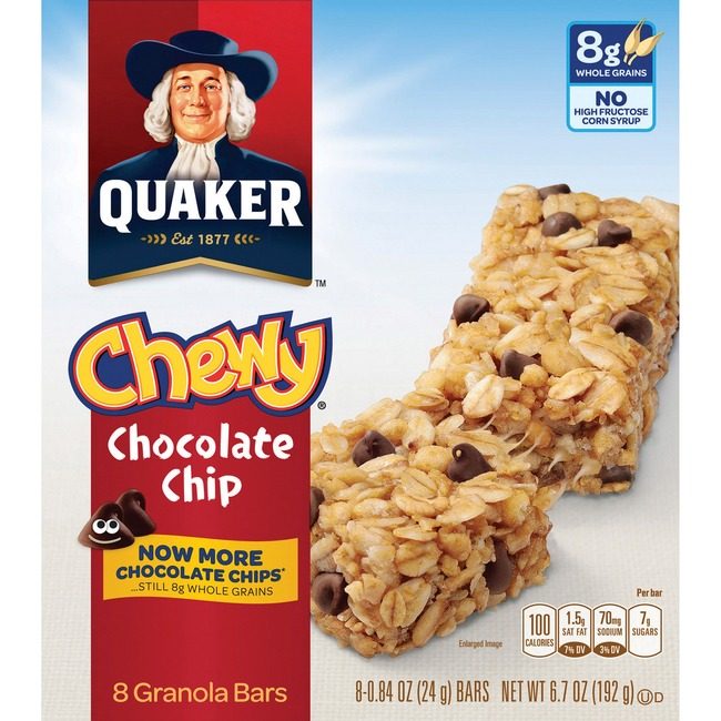 PepsiCo Propel / Quaker Bars Granola Chewy QKR31182
