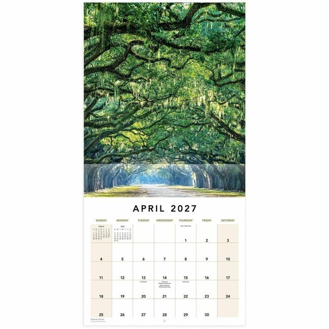 ACCO Brands AT-A-GLANCE Wall M 12X12 Amer Beautiful AAGLME32710