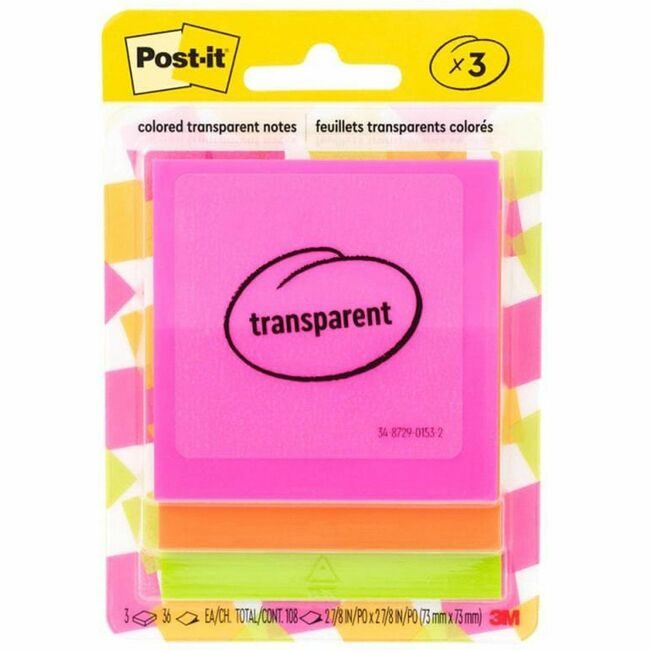 3M Company Repositionable Notes MMM6003COL