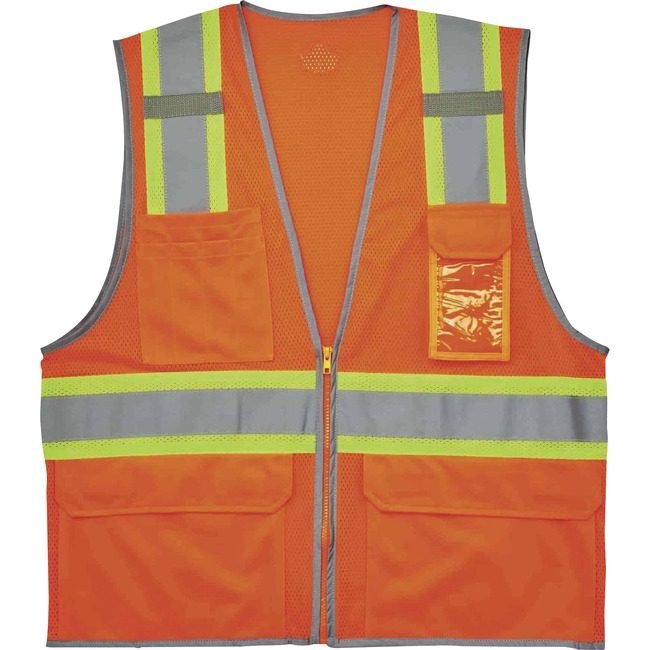 Ergodyne Vest 2-TONE Mesh 4X/5X Orng EGO24139