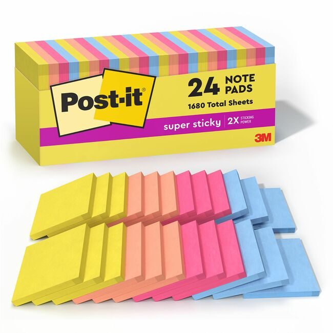 3M Company Notes Ss Sum Joy 3X3 24PD/PK MMM65424SSJOYCP