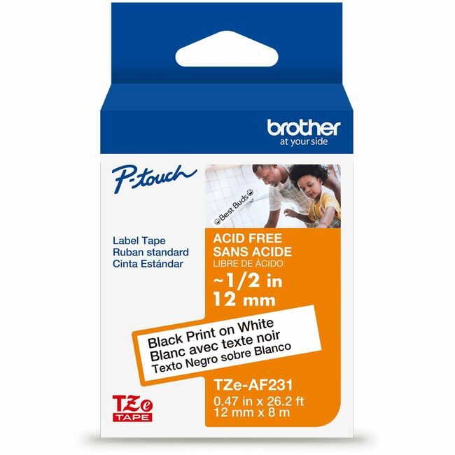 Brother International Tape Label Acid Free BRTTZEAF231G