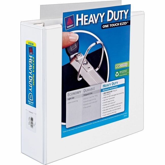 Avery Products Corporation Binder 3" Hd Ezd White AVE01321