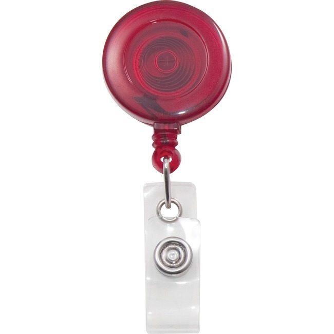 Advantus Corporation Lanyard CARD REEL 12 Red AVT75471