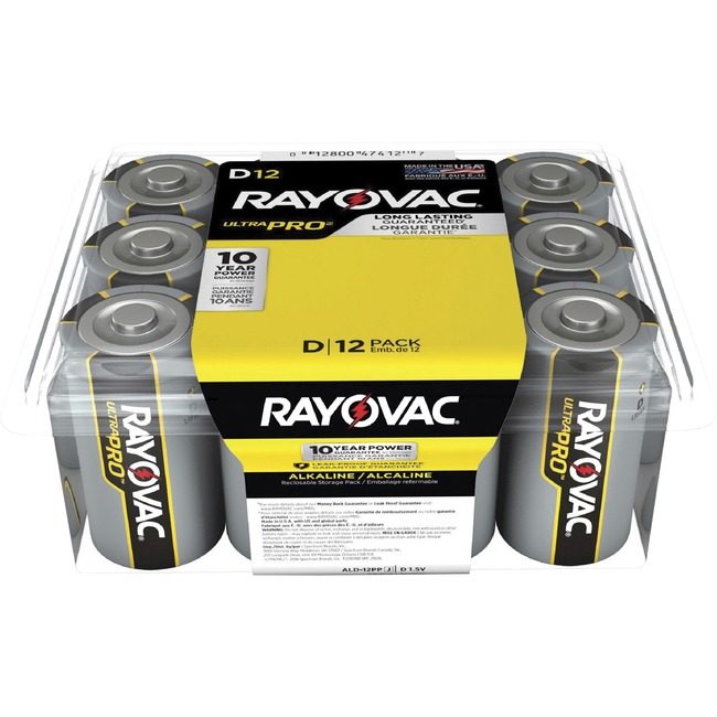 Energizer Holdings Rayovac Batteries Pro Ultra D RAYALD12PPJCT