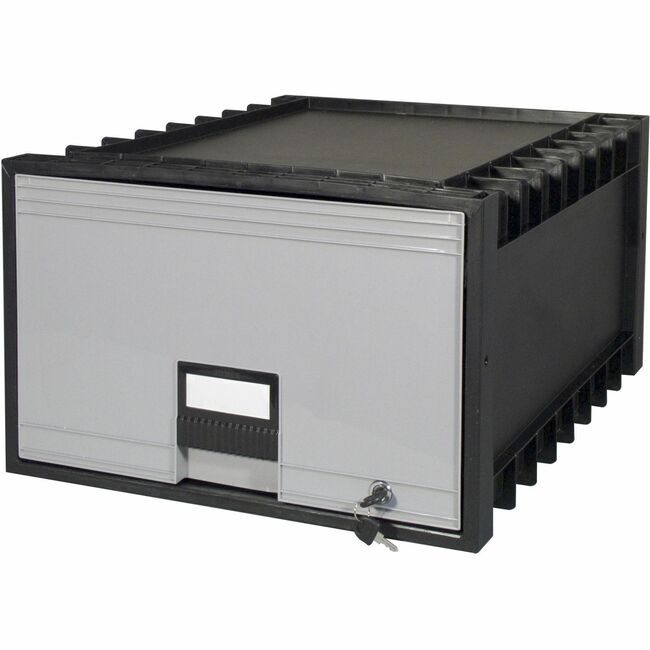 Storex Drawer Archive Legal Bk/Gy STX61402U01C
