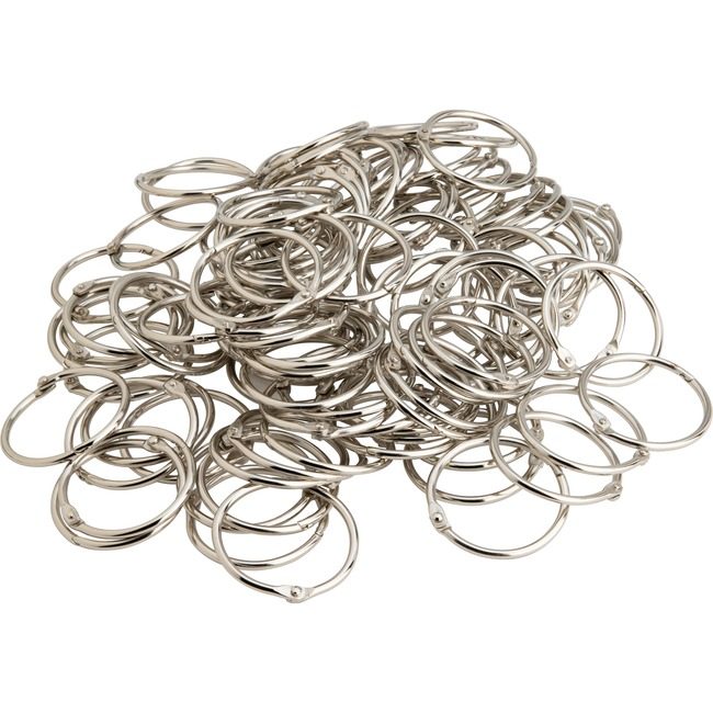 Business Source Ring Book 2" Nickel 50PC BSN01439BD