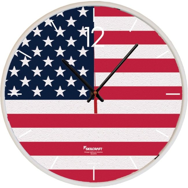 Varies / verify SKU SKU-LEVEL VERIFICATION REQUIRED Clock Wall 12.75 Flag NSN6986559