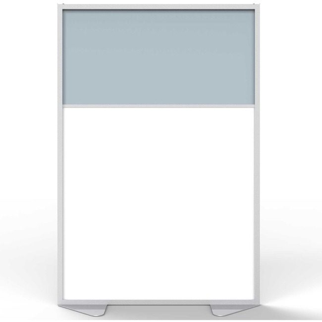 Ghent Manufacturing Partition Aluminum 54X48 Slvr GHEMP5448208F