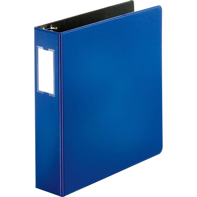 Business Source Binder Lblhldr Slant 2" Be BSN33111