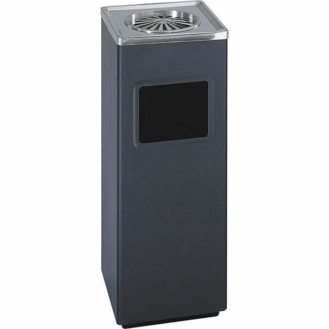 Safco Products Can Square Ash & Trash SAF9696BL